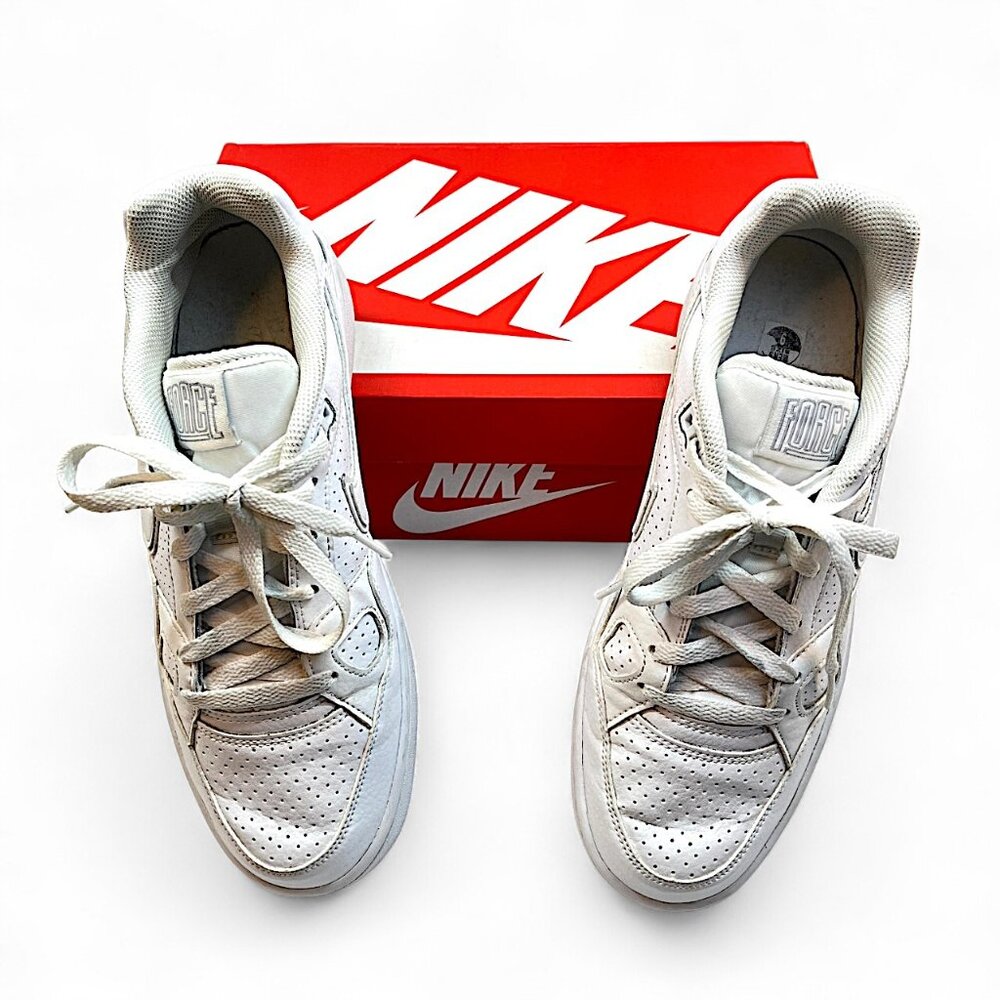 Nike Son of Force White On White Men Sneakers Shoes 616775-101 Size 9